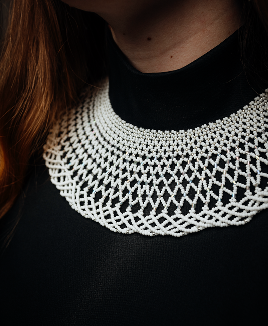 White necklace "Florence"